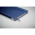 Carnet A5 couverture RPET 600D Bleu