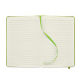 Carnet A5 couverture RPET 600D Lime