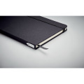 Carnet A5 couverture RPET 600D Noir