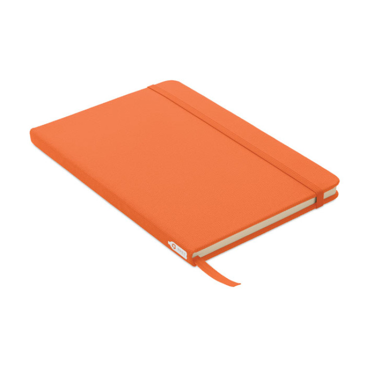 Carnet A5 couverture RPET 600D Orange