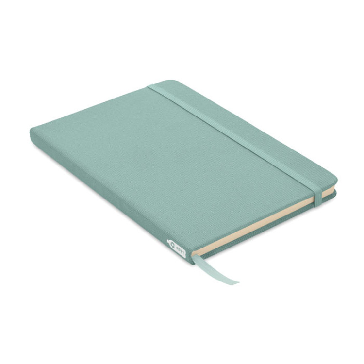 Carnet A5 couverture RPET 600D Petrole