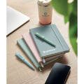 Carnet A5 couverture RPET 600D Petrole
