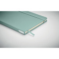 Carnet A5 couverture RPET 600D Petrole