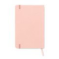Carnet A5 couverture RPET 600D Rose B&eacute;b&eacute;