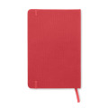 Carnet A5 couverture RPET 600D Rouge