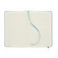 Carnet A5 couverture RPET 600D Turquoise