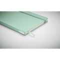 Carnet A5 couverture RPET 600D Vert Menthe