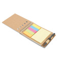 Carnet avec stylo et feuillets Beige
