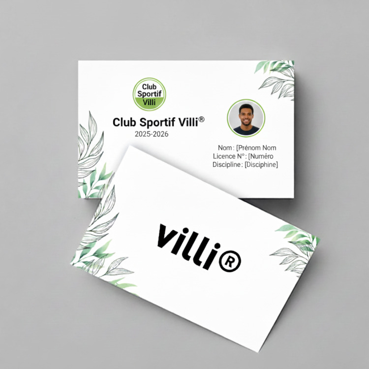 Carte adh&eacute;rents