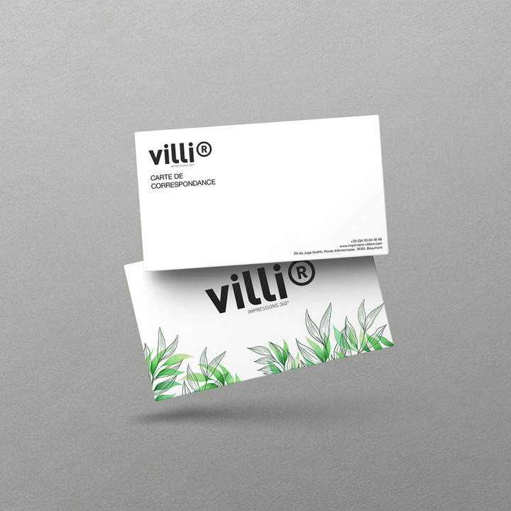 Carte de correspondance invitation