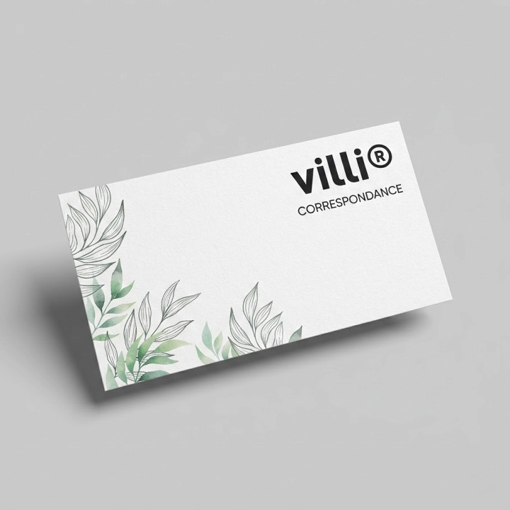 Carte de correspondance invitation