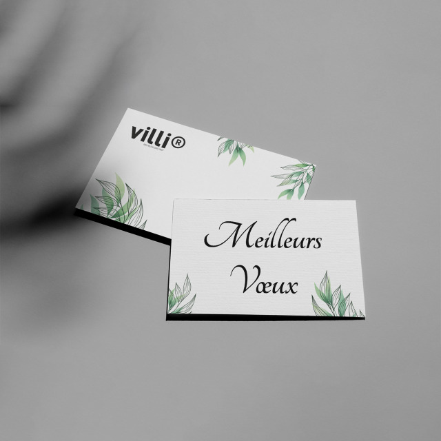 Carte de voeux Simple A5 148x210mm
