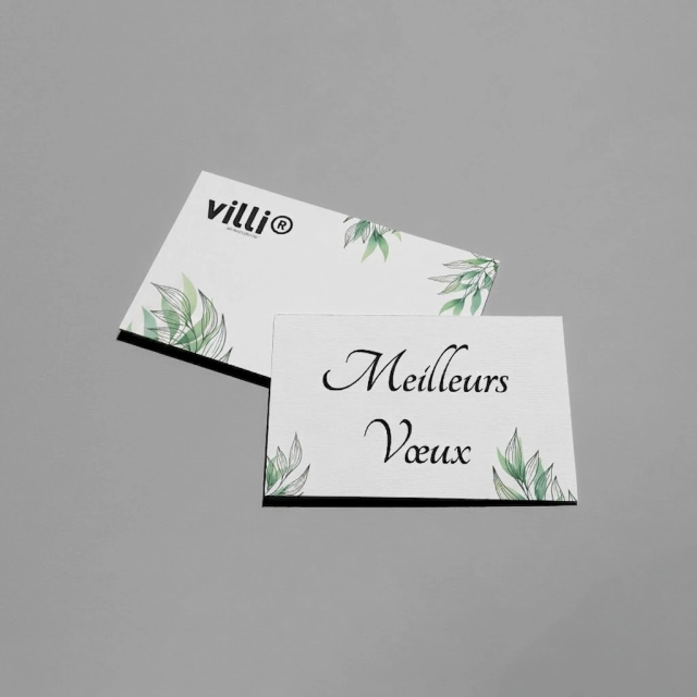 Carte de voeux Simple A6 105x148mm
