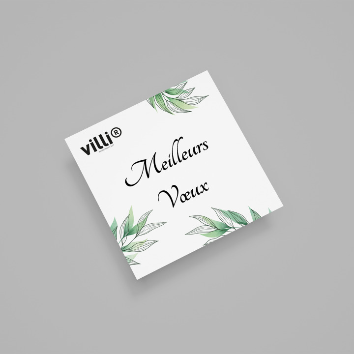 Carte de voeux Simple Carrée 148x148mm