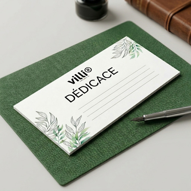 Carte dédicace