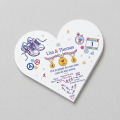 Carte forme Cœur