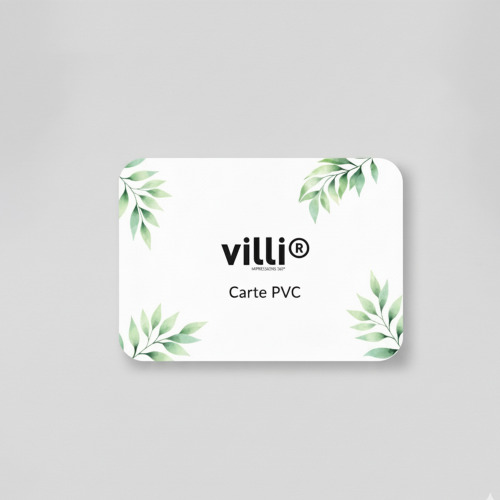 Carte PVC classique