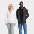 CARTER Veste Zip Capuche Anthracite Chine S