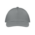 CASQUETTE 5 PANNEAUX 160 GR/M Gris