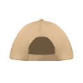 CASQUETTE 5 PANNEAUX 160 GR/M Ivoire