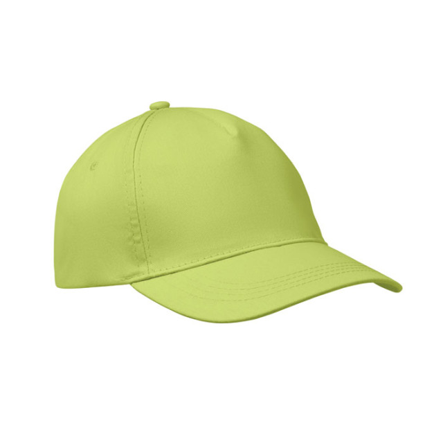 CASQUETTE 5 PANNEAUX 160 GRM Lime