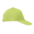 CASQUETTE 5 PANNEAUX 160 GR/M Lime
