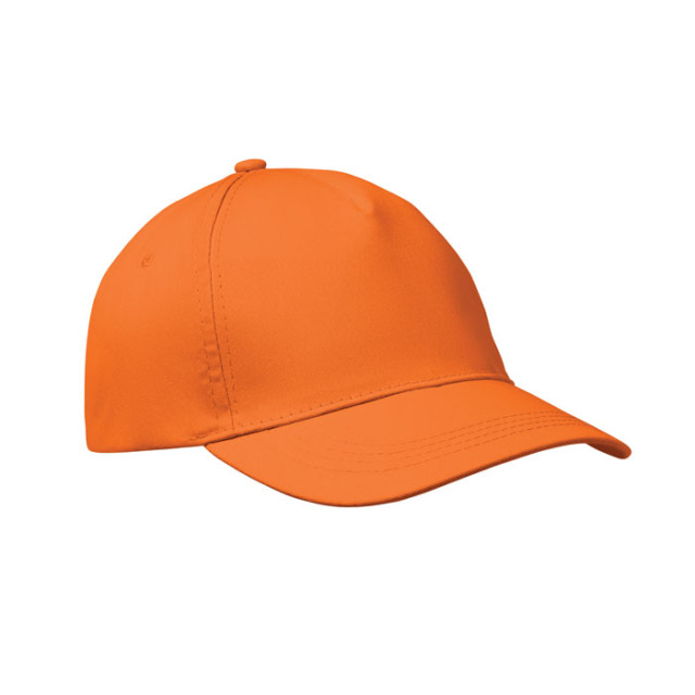 CASQUETTE 5 PANNEAUX 160 GRM Orange