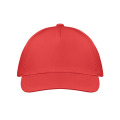 CASQUETTE 5 PANNEAUX 160 GR/M Rouge