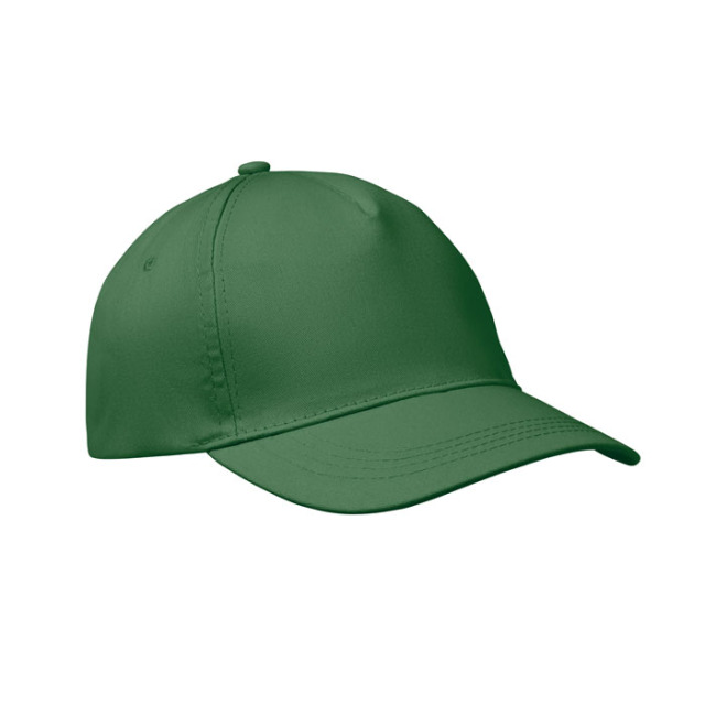 CASQUETTE 5 PANNEAUX 160 GRM Vert Foncé