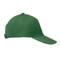 CASQUETTE 5 PANNEAUX 160 GR/M Vert Fonc&eacute;
