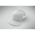 Casquette visi&egrave;re plate 7 pans Blanc