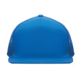Casquette visi&egrave;re plate 7 pans Bleu Royal