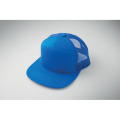 Casquette visi&egrave;re plate 7 pans Bleu Royal