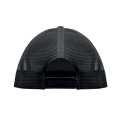 Casquette visi&egrave;re plate 7 pans Noir