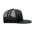 Casquette visi&egrave;re plate 7 pans Noir