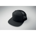 Casquette visi&egrave;re plate 7 pans Noir