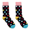 Chaussettes motifs amusants L Noir