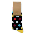 Chaussettes motifs amusants L Noir