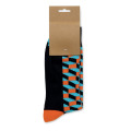 Chaussettes motifs amusants L Orange