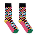 Chaussettes motifs amusants M Fuchsia