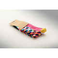 Chaussettes motifs amusants M Fuchsia