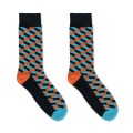 Chaussettes motifs amusants M Orange