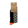 Chaussettes motifs amusants M Orange