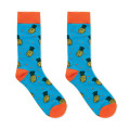 Chaussettes motifs amusants M Turquoise