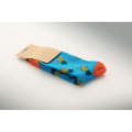 Chaussettes motifs amusants M Turquoise