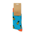 Chaussettes motifs amusants M Turquoise