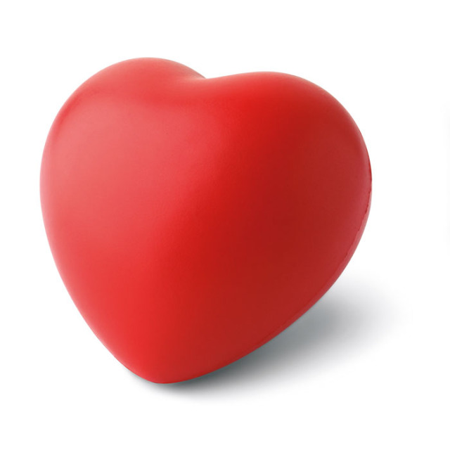 Coeur antistress Rouge