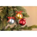 Coffret de boule de No&euml;l Or