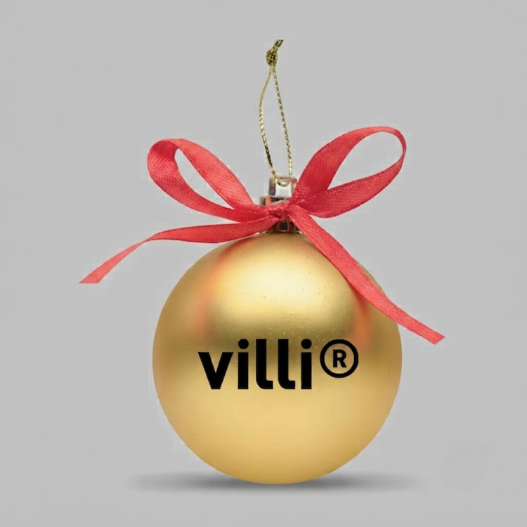 Coffret de boule de No&euml;l Or