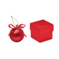 Coffret de boule de No&euml;l Rouge